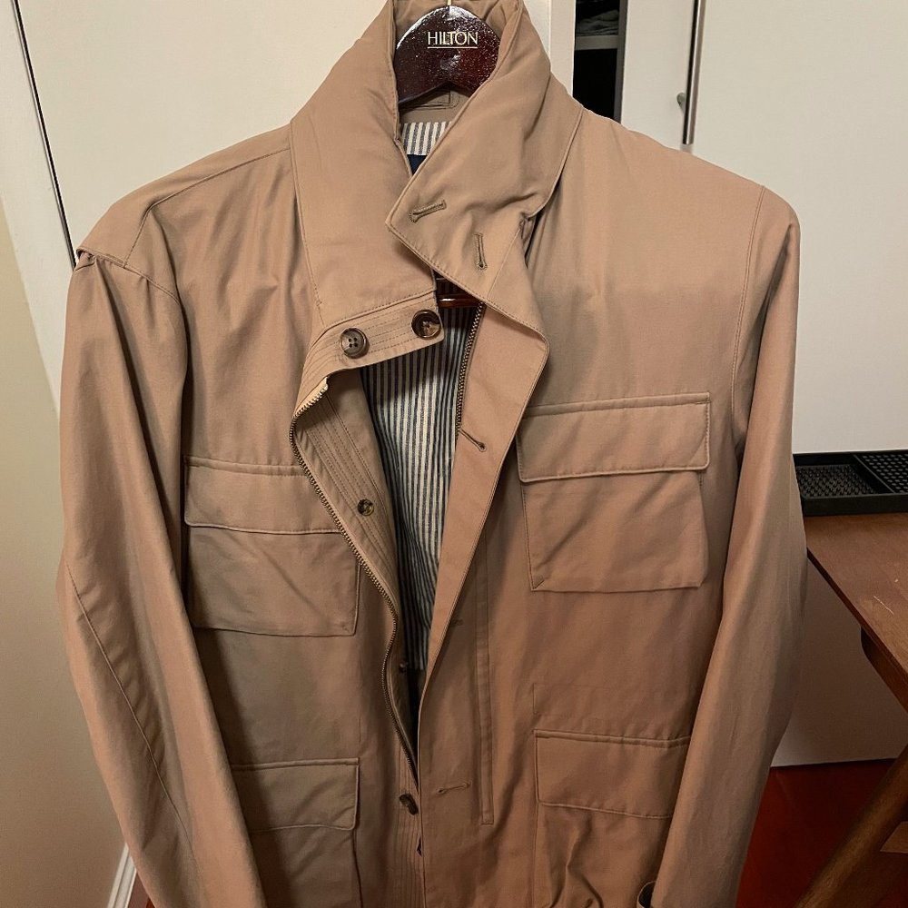 Tan Brooks Brothers Field Jacket